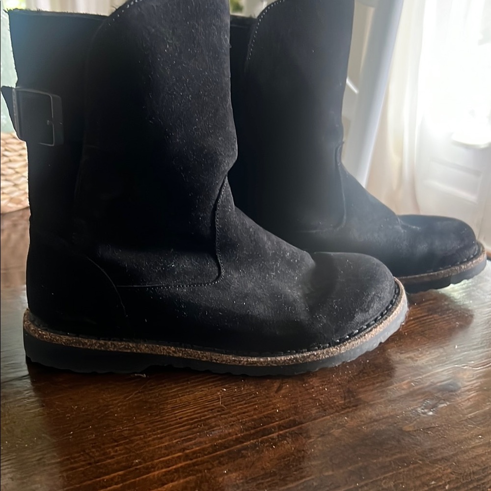 Birkenstock Black Suede Boots